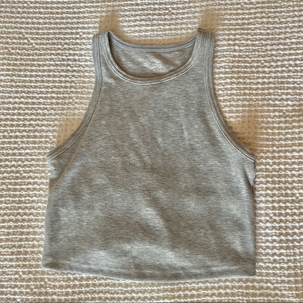 OFFLINE by Aerie ribbed racerback tank top